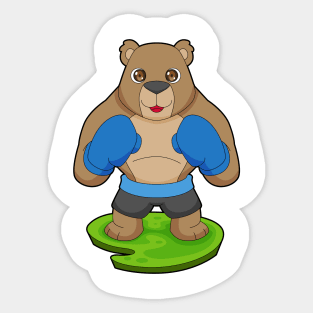 Bear Boxer Boxing gloves Boxing Sticker